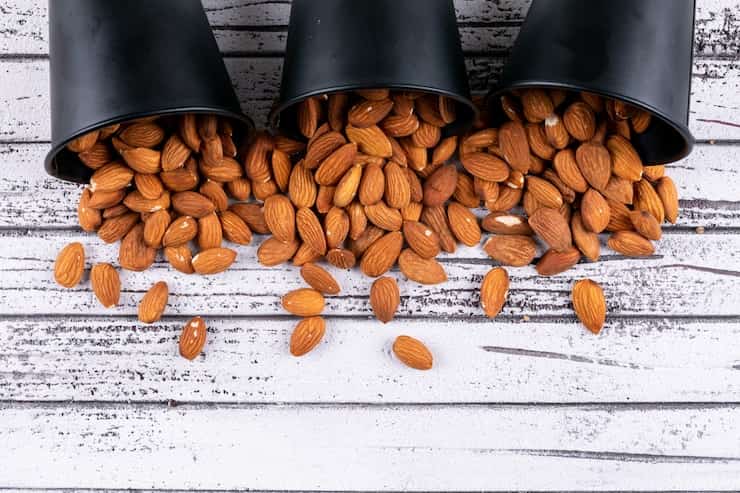 خرید و قیمت مغز بادام ربیعی نمکی ارگانیک +  فروش صادراتی